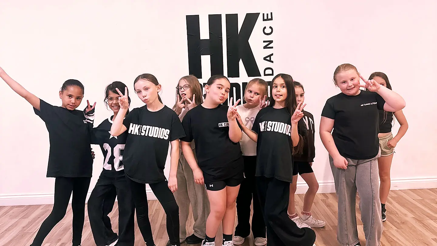 Children in a street-dance class at HK Dance Studios Billericay, a family-run school serving Basildon and the CM11 area